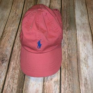 mens pink polo hat